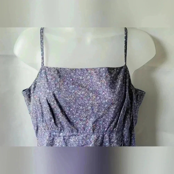 VTG Y2K 90s Express floral spaghetti strap dress, size 9/10 - Picture 4 of 9